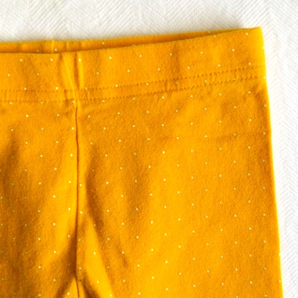 george yellow polka dot stretch cotton leggings 2T toddler girls - Picture 4 of 5